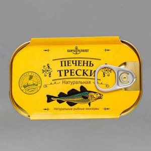 ПЕЧЕНЬ ТРЕСКИ НАТУРАЛЬНАЯ (120гр)