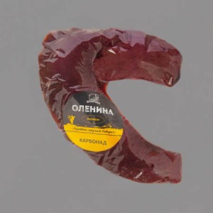 КАРБОНАД ИЗ ОЛЕНИНЫ СВЕЖЕМОРОЖЕНЫЙ, 1 кг