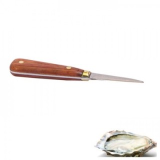 Устричный нож с деревянной ручкой, 1 шт